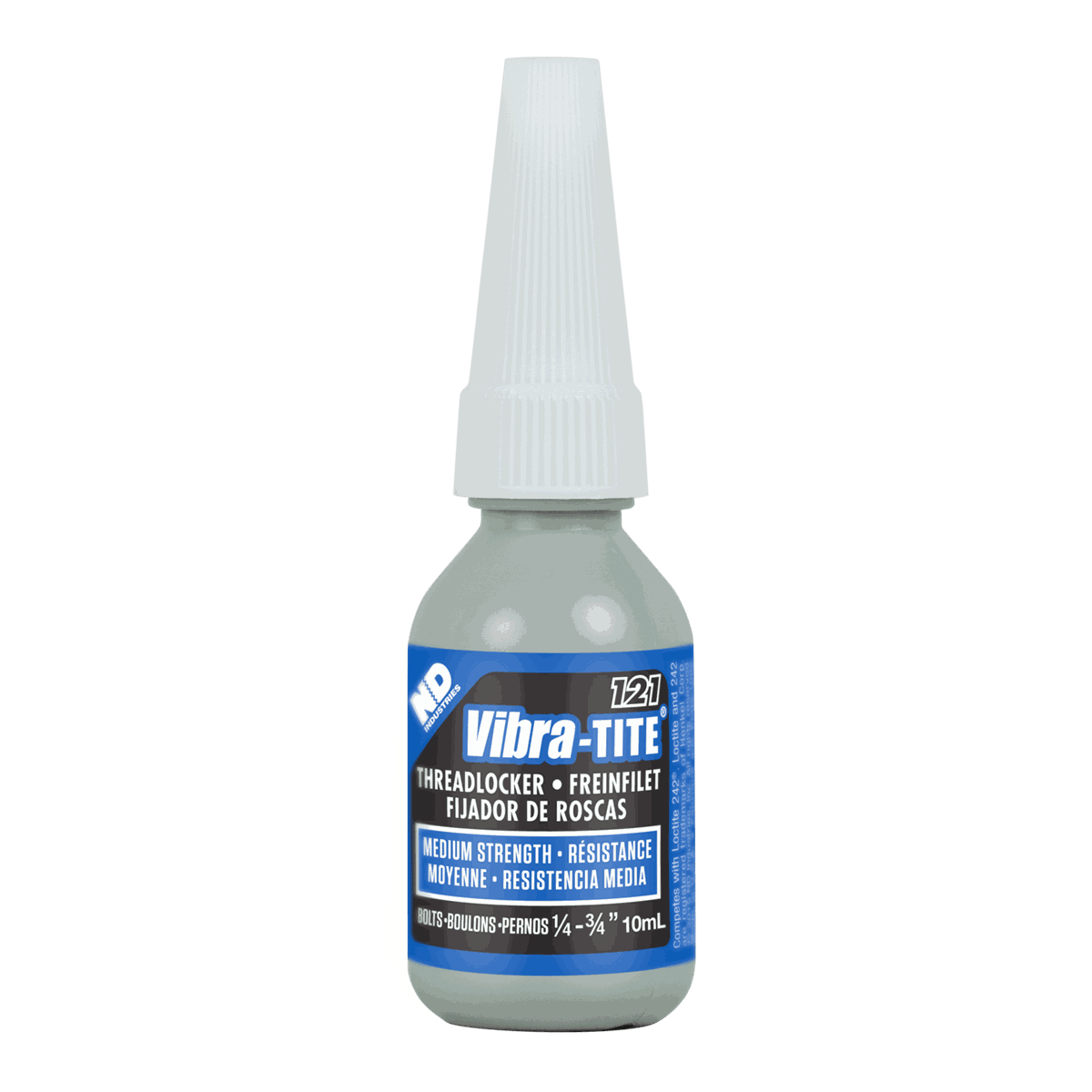 12110 - Vibra-Tite 121 Medium Strength Threadlocker - Blue - 10mL