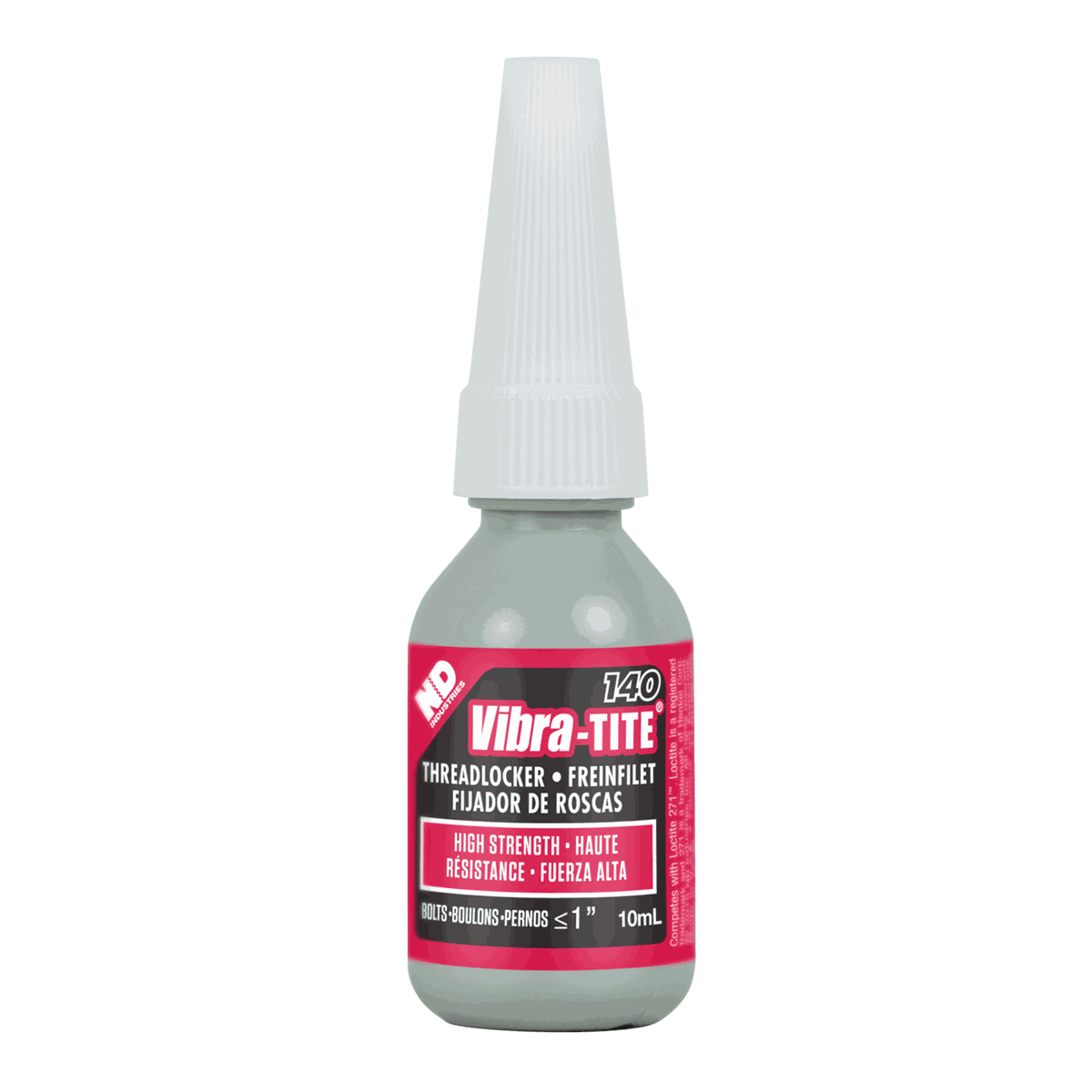 14010 - Vibra-Tite 140 High Strength Threadlocker - Red - 10mL