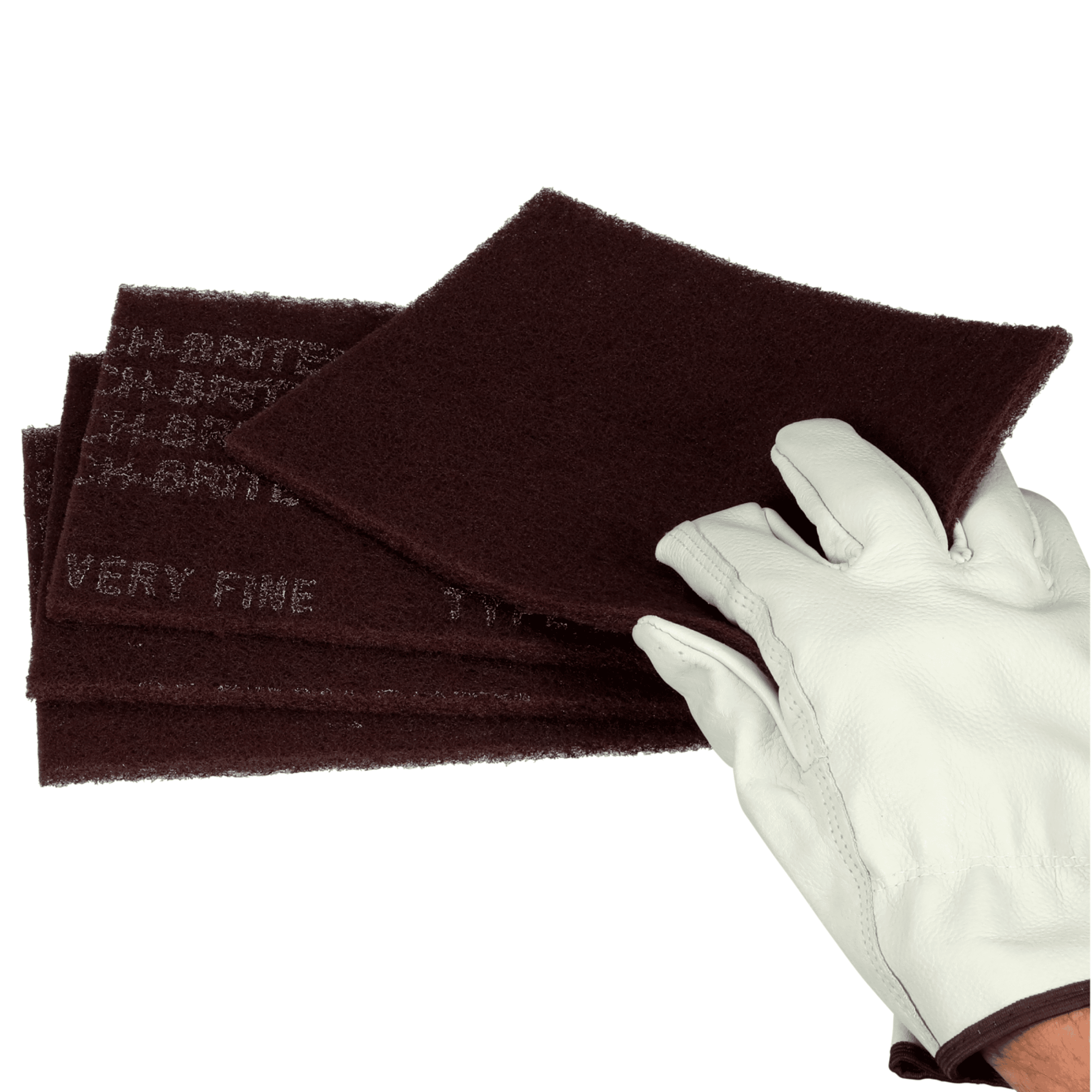 Scotch-Brite™ Hand Pad 7447, HP-HP, A/O Very Fine, Maroon, 6 in x 9 in, 20/Carton, 60 ea/Case