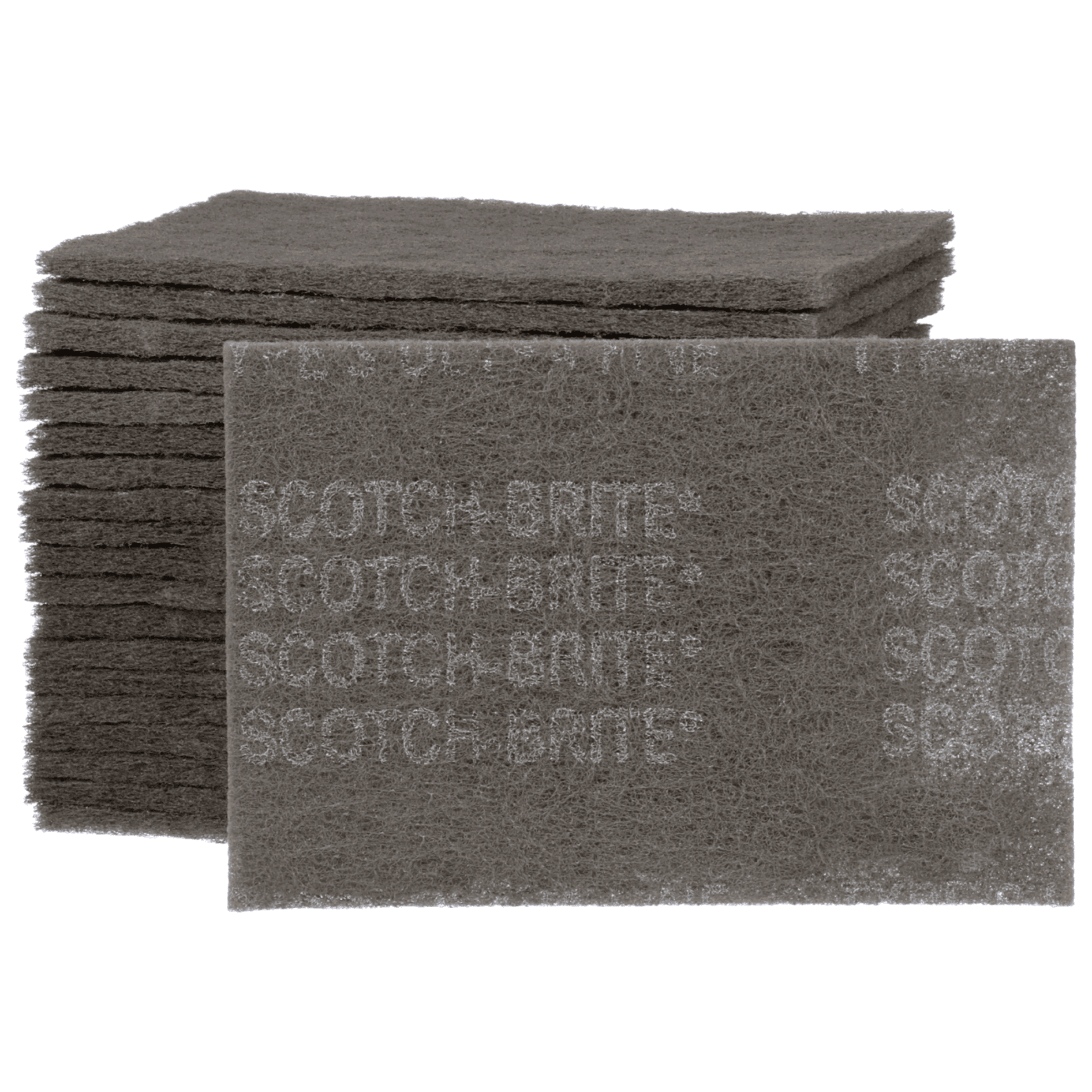 Scotch-Brite™ Hand Pad 7448, HP-HP, SiC Ultra Fine, Gray, 6 in x 9 in, 20/Carton, 60 ea/Case