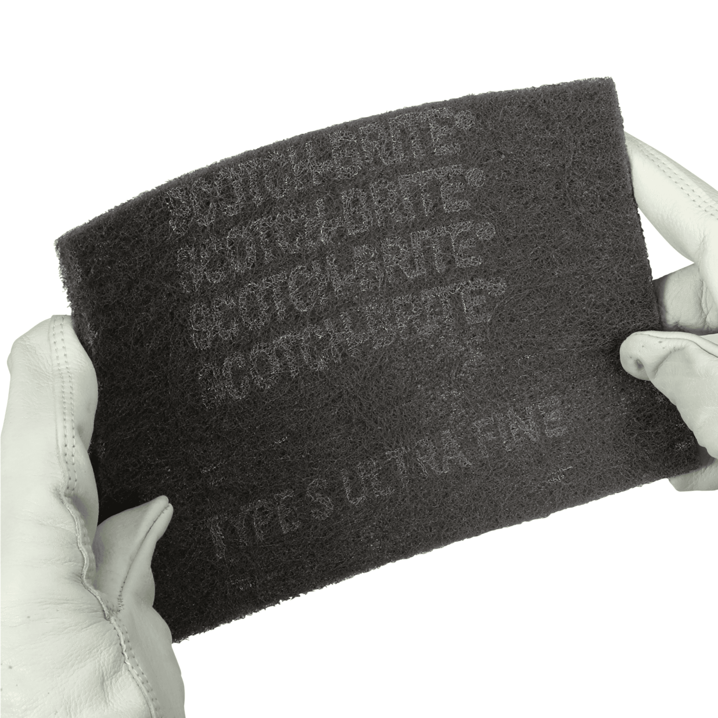 Scotch-Brite™ Hand Pad 7448, HP-HP, SiC Ultra Fine, Gray, 6 in x 9 in, 20/Carton, 60 ea/Case