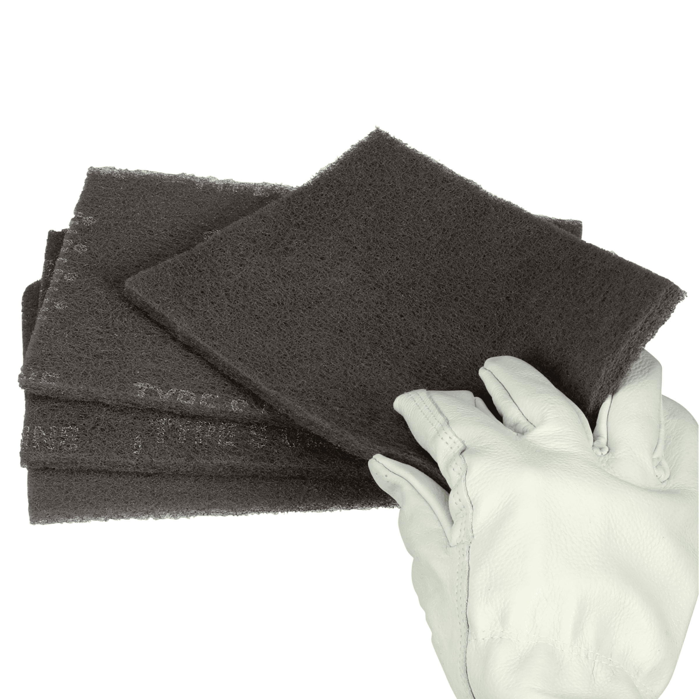 Scotch-Brite™ Hand Pad 7448, HP-HP, SiC Ultra Fine, Gray, 6 in x 9 in, 20/Carton, 60 ea/Case