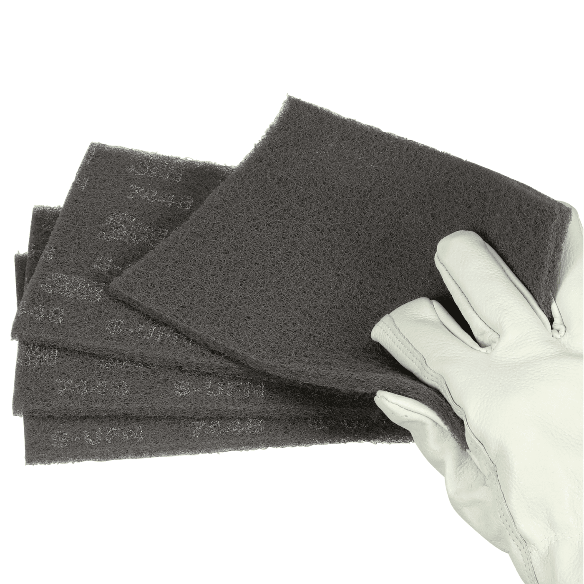 Scotch-Brite™ Hand Pad 7448, HP-HP, SiC Ultra Fine, Gray, 6 in x 9 in, 20/Carton, 60 ea/Case