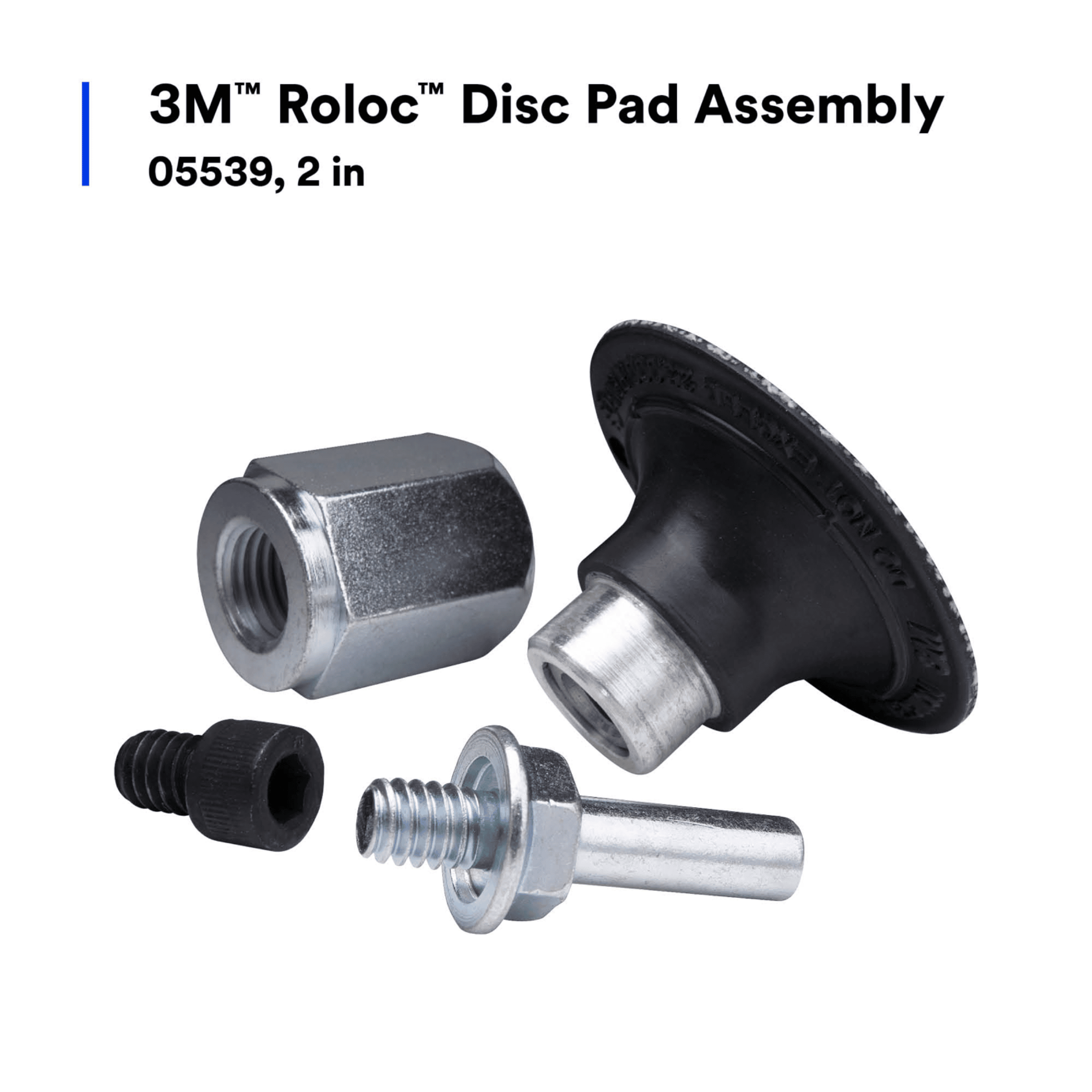 3M™ Roloc™ Disc Pad Assembly 05539, 2 in, 10/Case