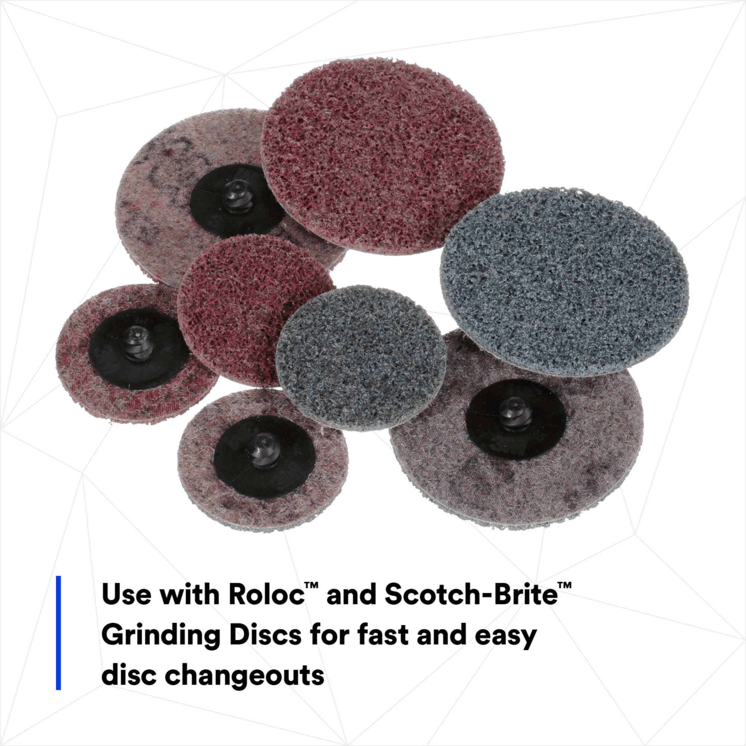 3M™ Roloc™ Disc Pad Assembly 05539, 2 in, 10/Case