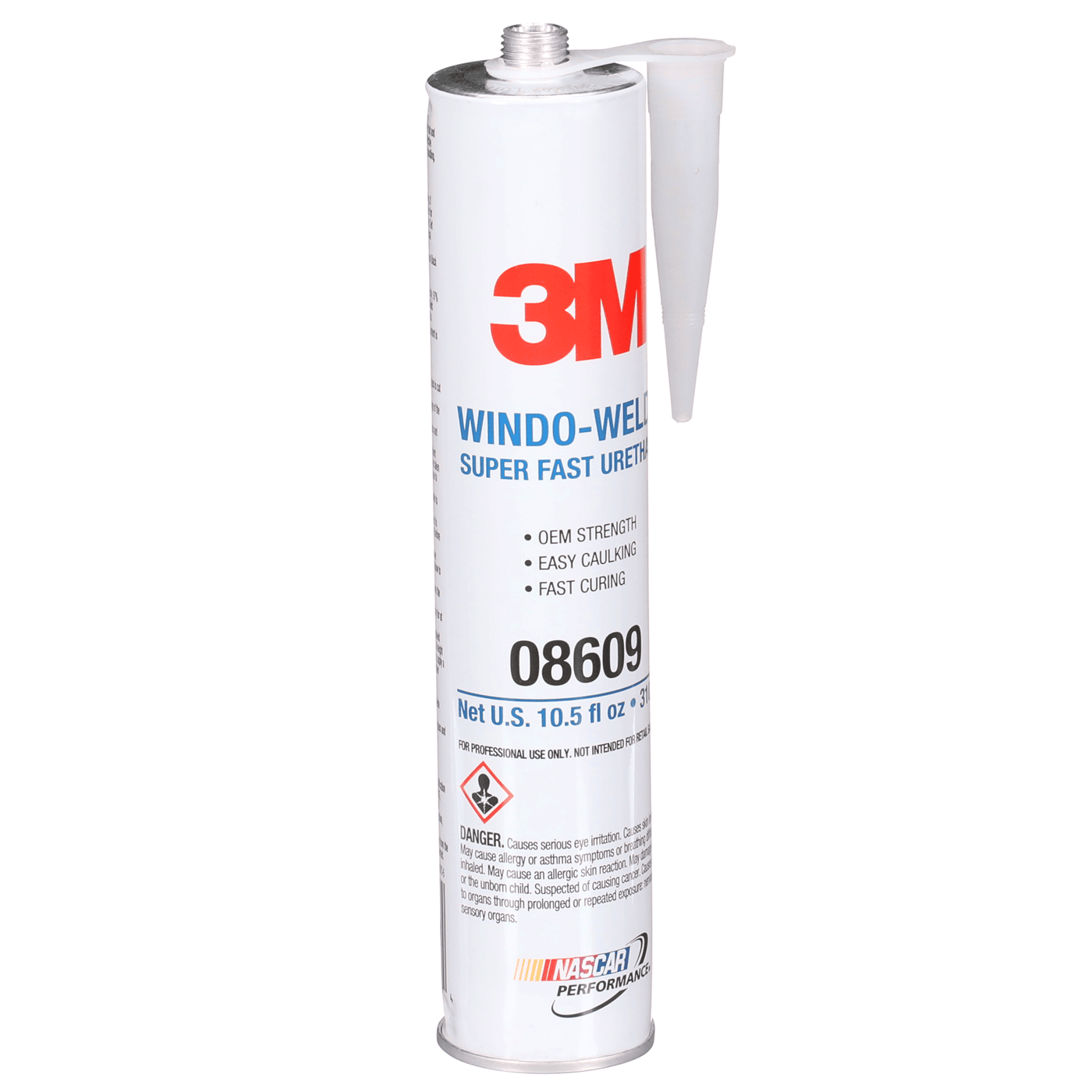 3M™ Windo-Weld™ Super Fast Urethane 08609, Black, 10.5 fl oz Cartridge 12/Case