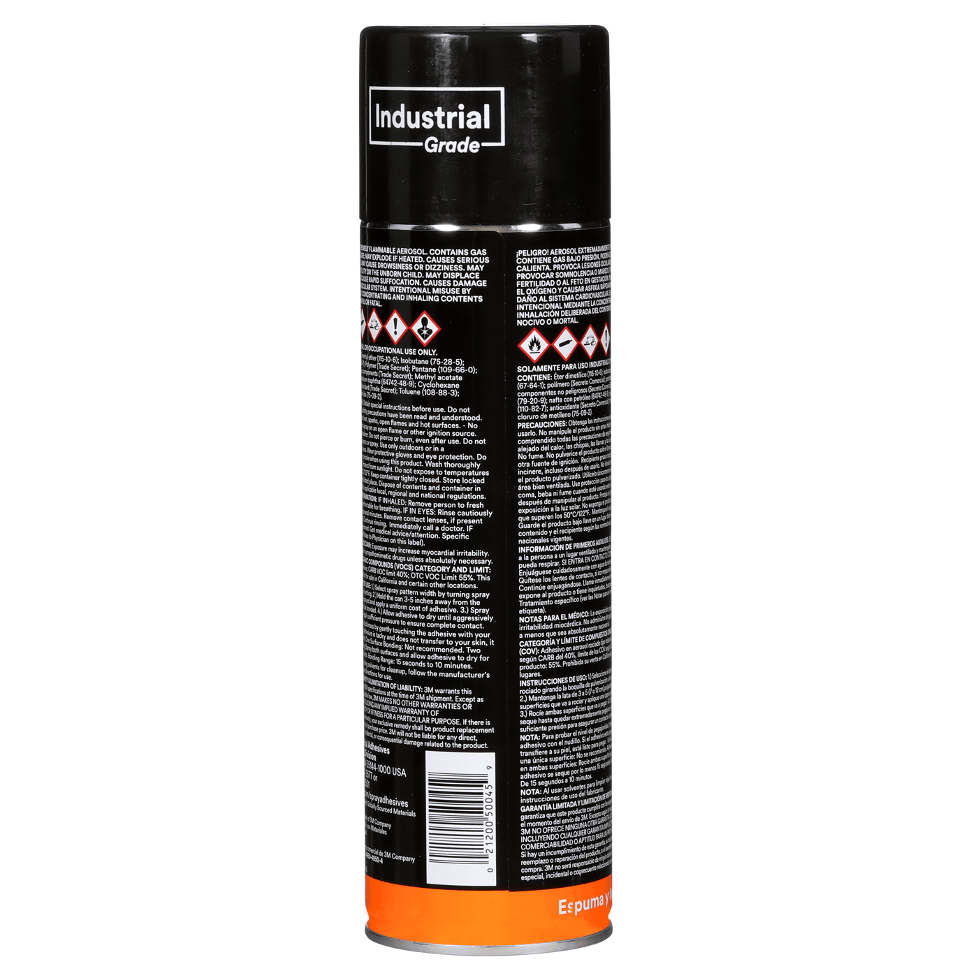 3M™ Foam Fast Spray Adhesive 74, Clear, 24 fl oz Can (Net Wt 16.9 oz), 12/Case, NOT FOR SALE IN CA AND OTHER STATES