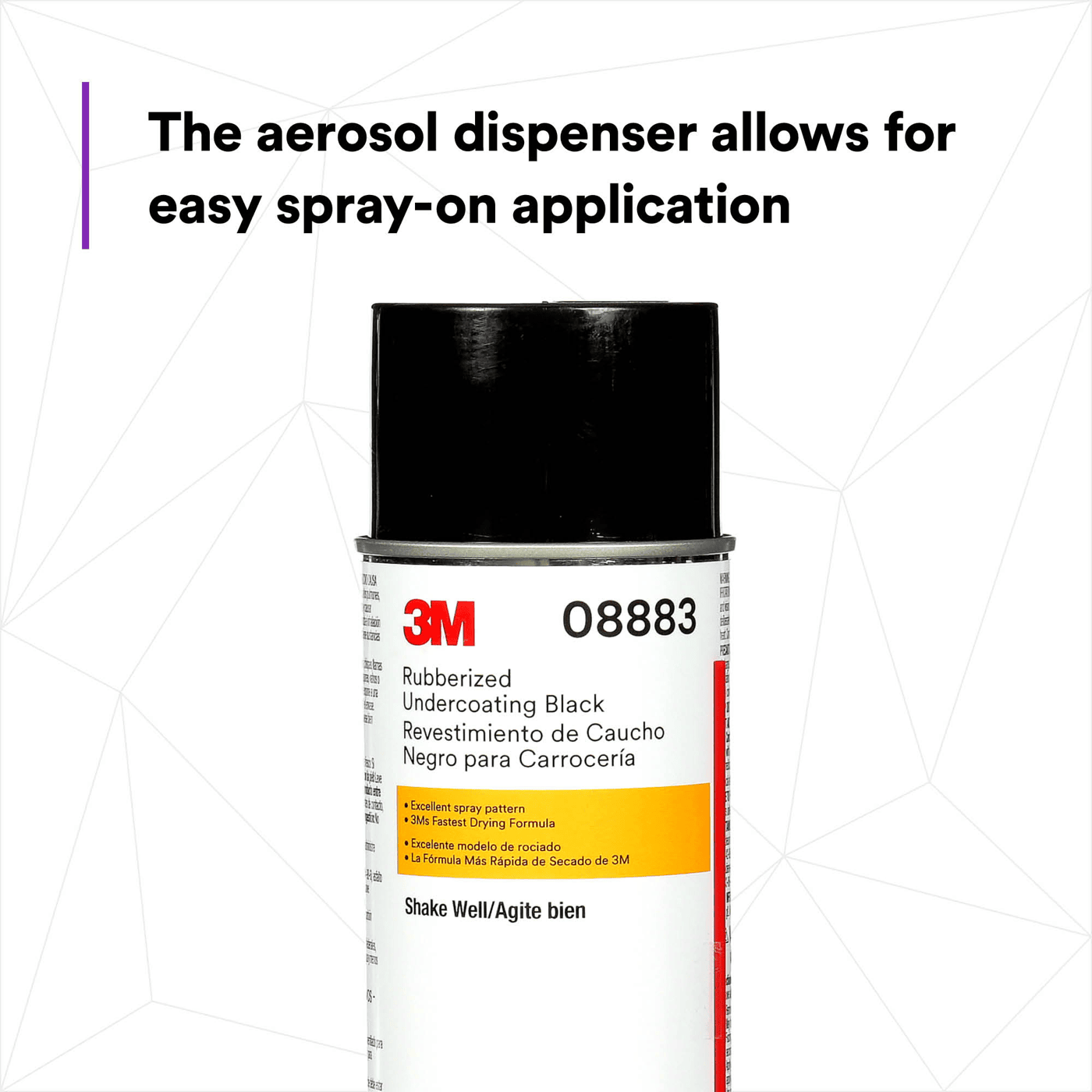 3M™ Rubberized Undercoating 08883, 19.7 oz (560 g) Net Wt, 6/Case