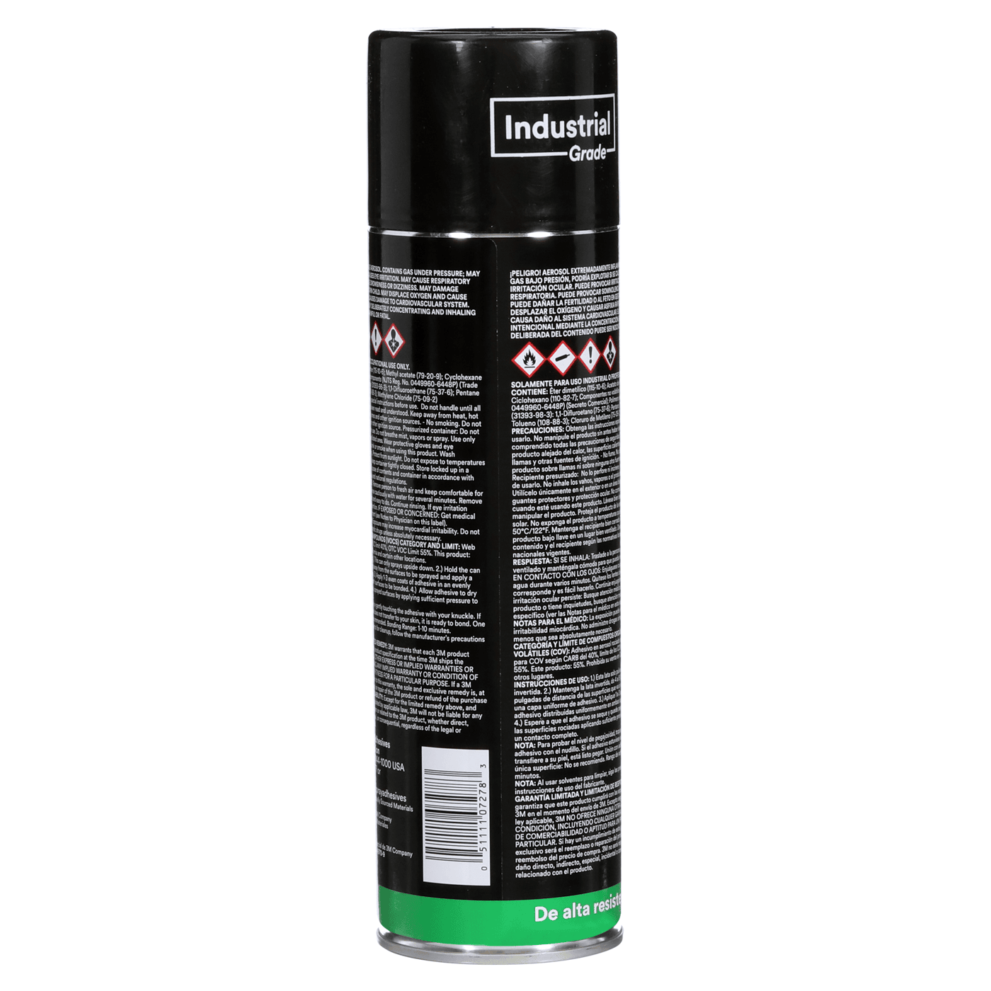 3M™ Hi-Strength Spray Adhesive 90, Inverted, Clear, 24 fl oz Can (Net Wt 17.6 oz), 12/Case, NOT FOR SALE IN CA AND OTHER STATES