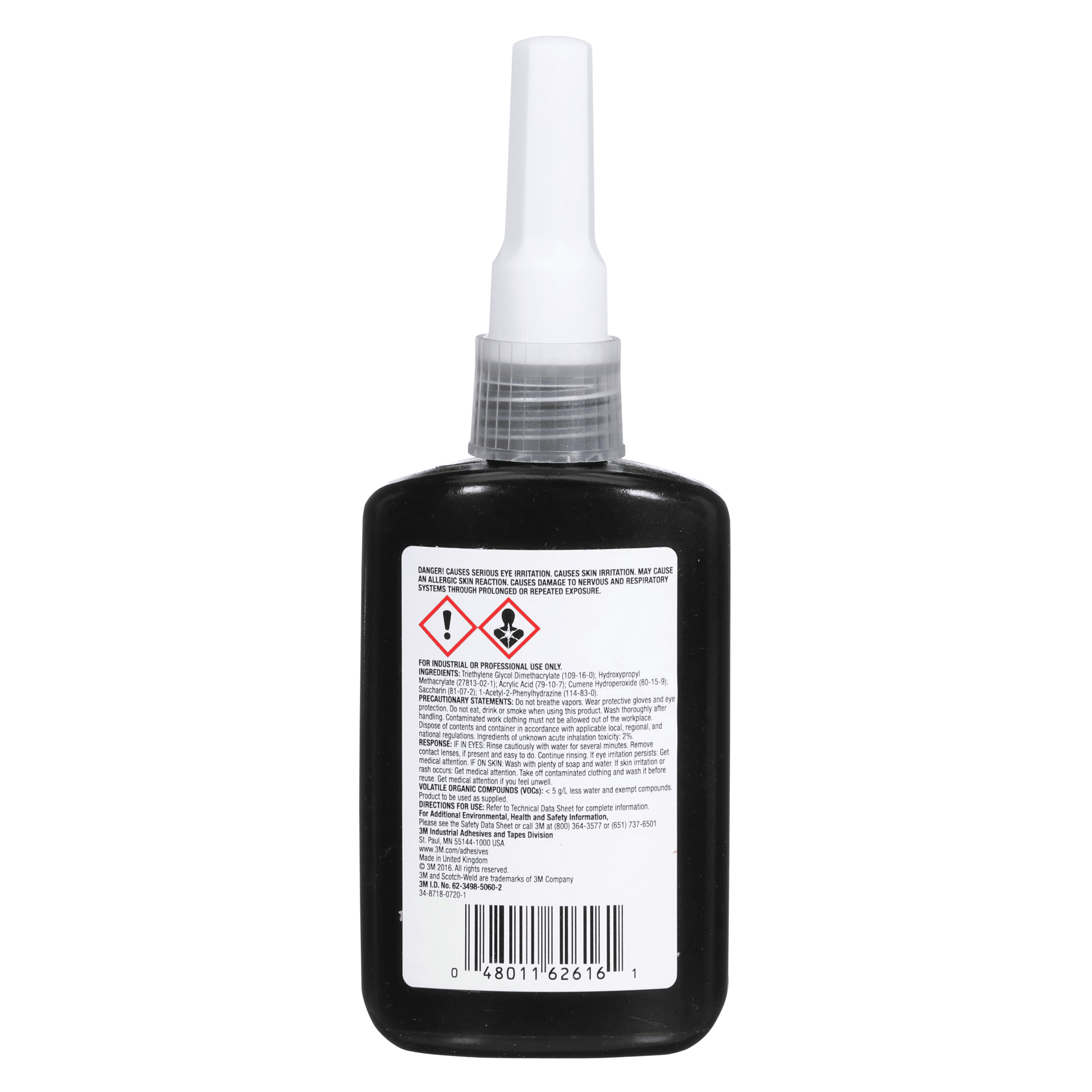 3M™ Scotch-Weld™ Threadlocker TL90, Green, 50 mL Bottle, 10/case
