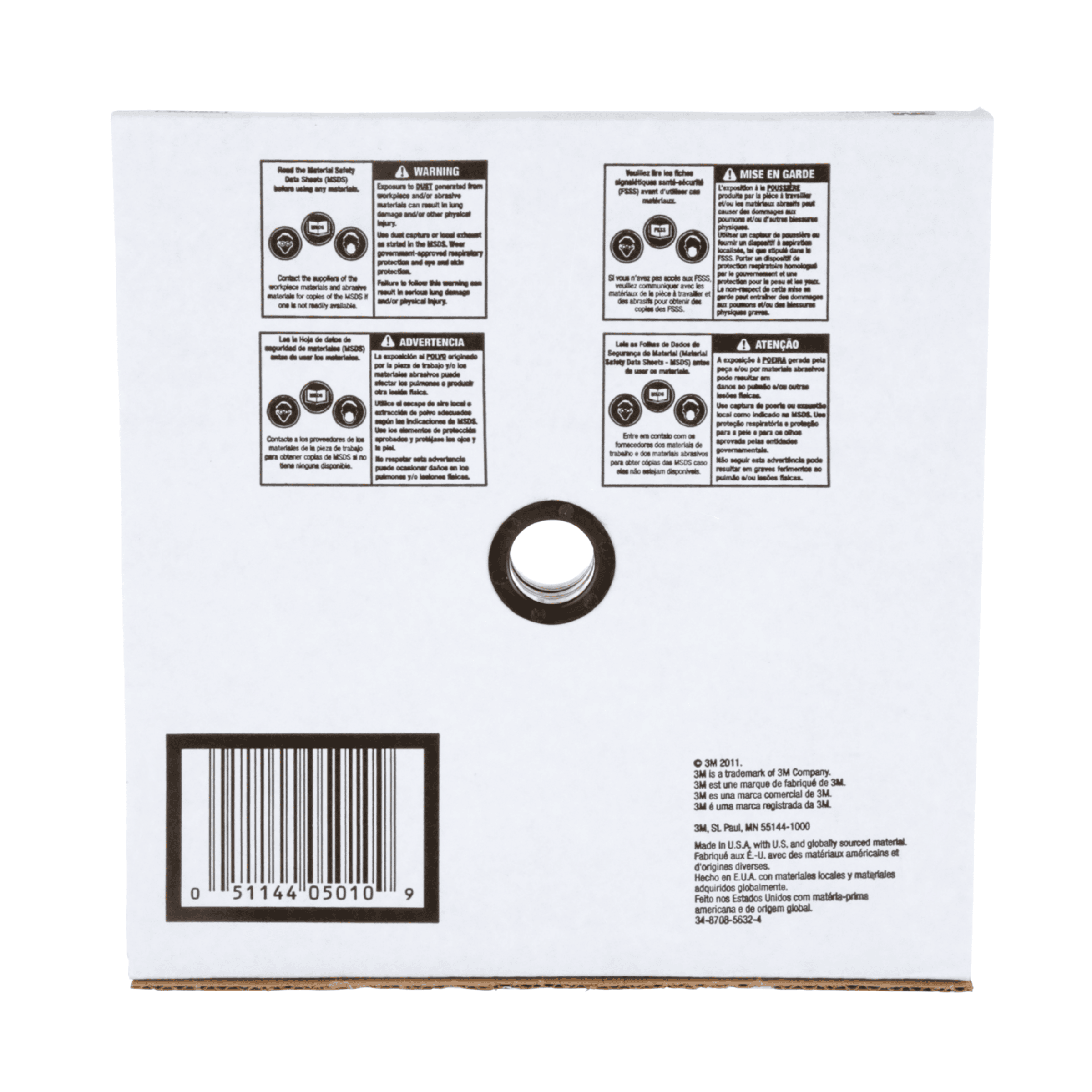 3M™ Utility Cloth Roll 211K, 80 J-weight, 1 in x 50 yd, Full-flex, 5 ea/Case