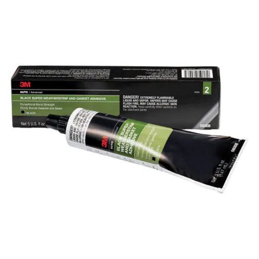 08008 - 3M™ Black Super Weatherstrip and Gasket Adhesive, 08008, 5 fl oz, 6 per case