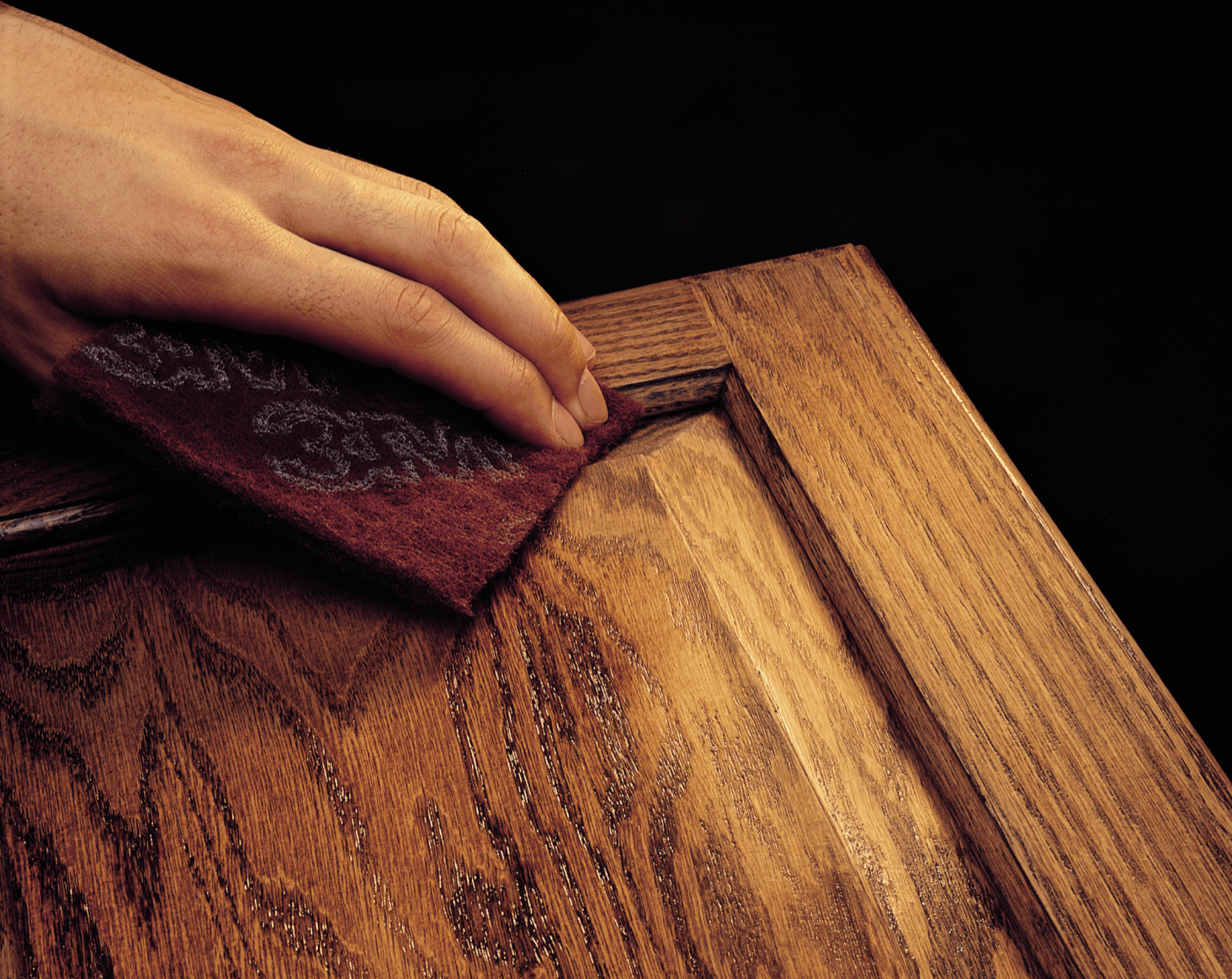Scotch-Brite™ Hand Pad 7447, HP-HP, A/O Very Fine, Maroon, 6 in x 9 in, 20/Carton, 60 ea/Case