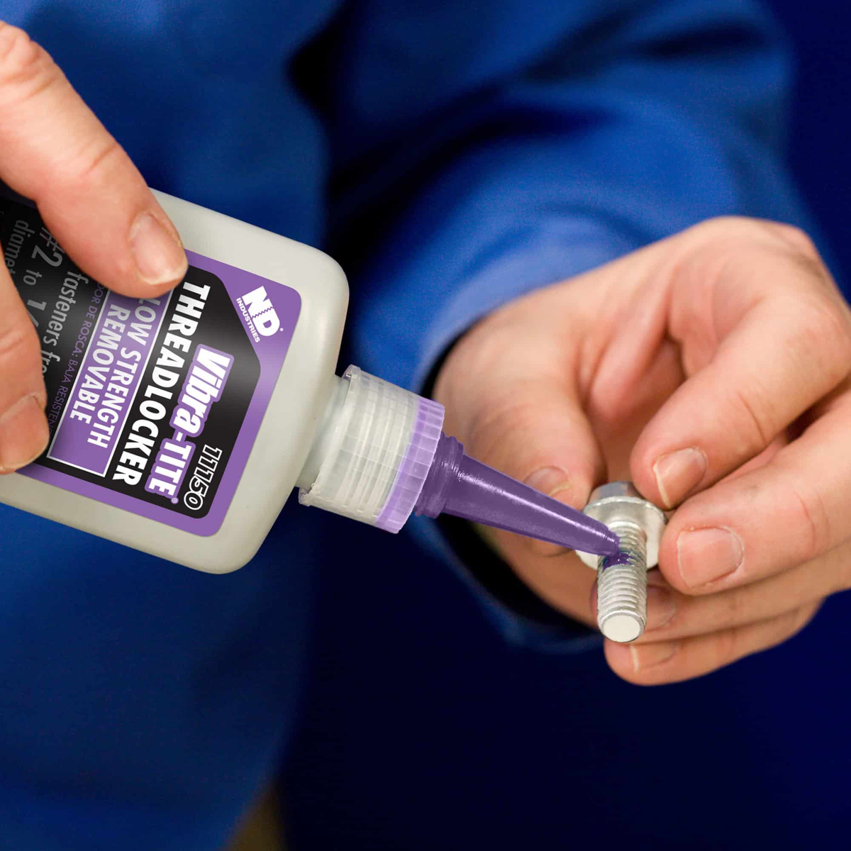 11110 - Vibra-Tite 111 Low Strength Threadlocker - Purple - 10mL