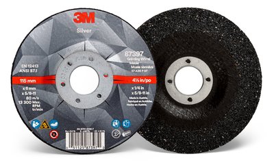(image for) 87397-Silver Depressed Ctr Grinding Wheel, Type 27 Quick Change - Click Image to Close