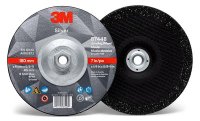(image for) 87448-Silver Depressed Ctr Grinding Wheel, Type 27 Quick Change