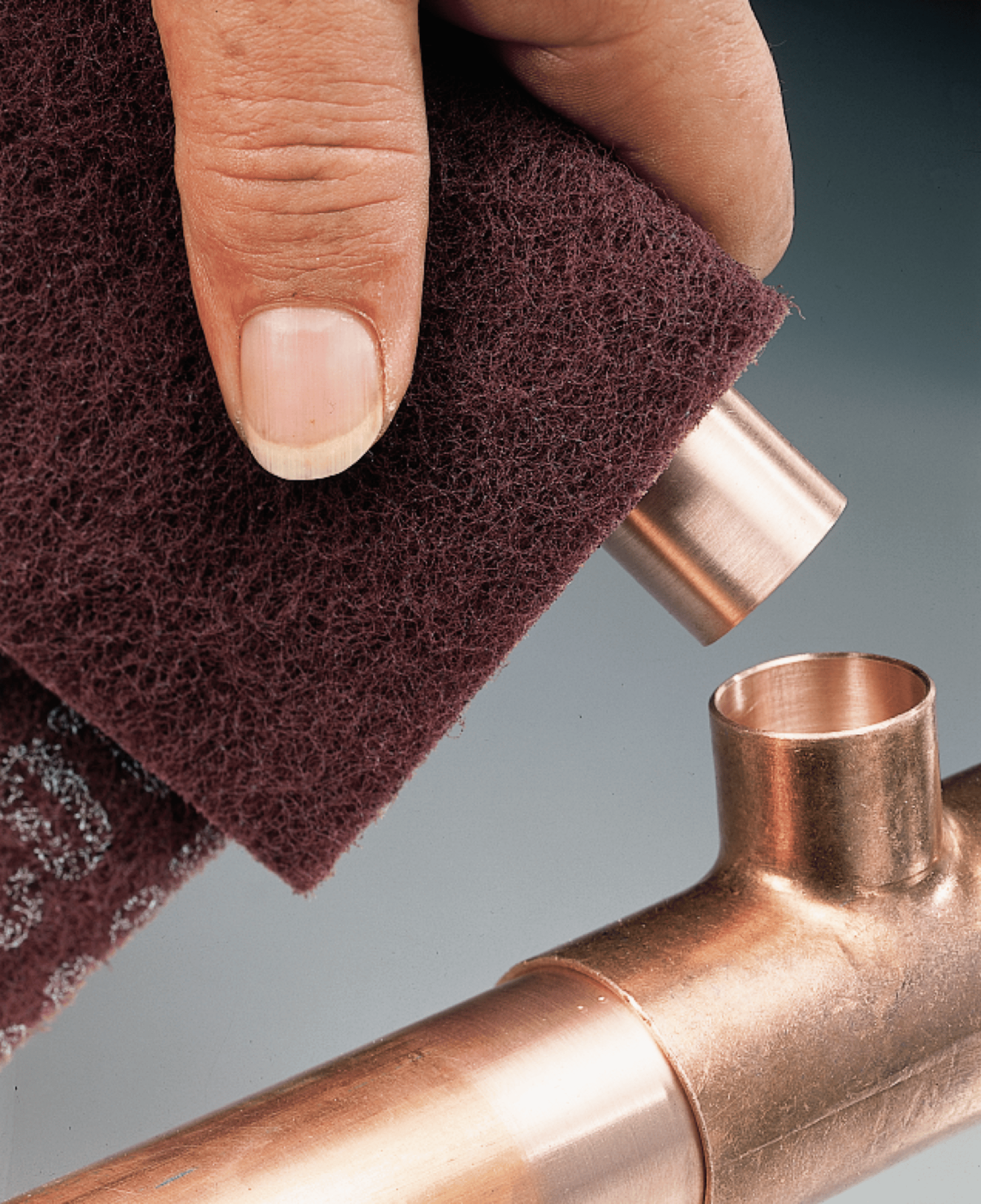 Scotch-Brite™ Hand Pad 7447, HP-HP, A/O Very Fine, Maroon, 6 in x 9 in, 20/Carton, 60 ea/Case