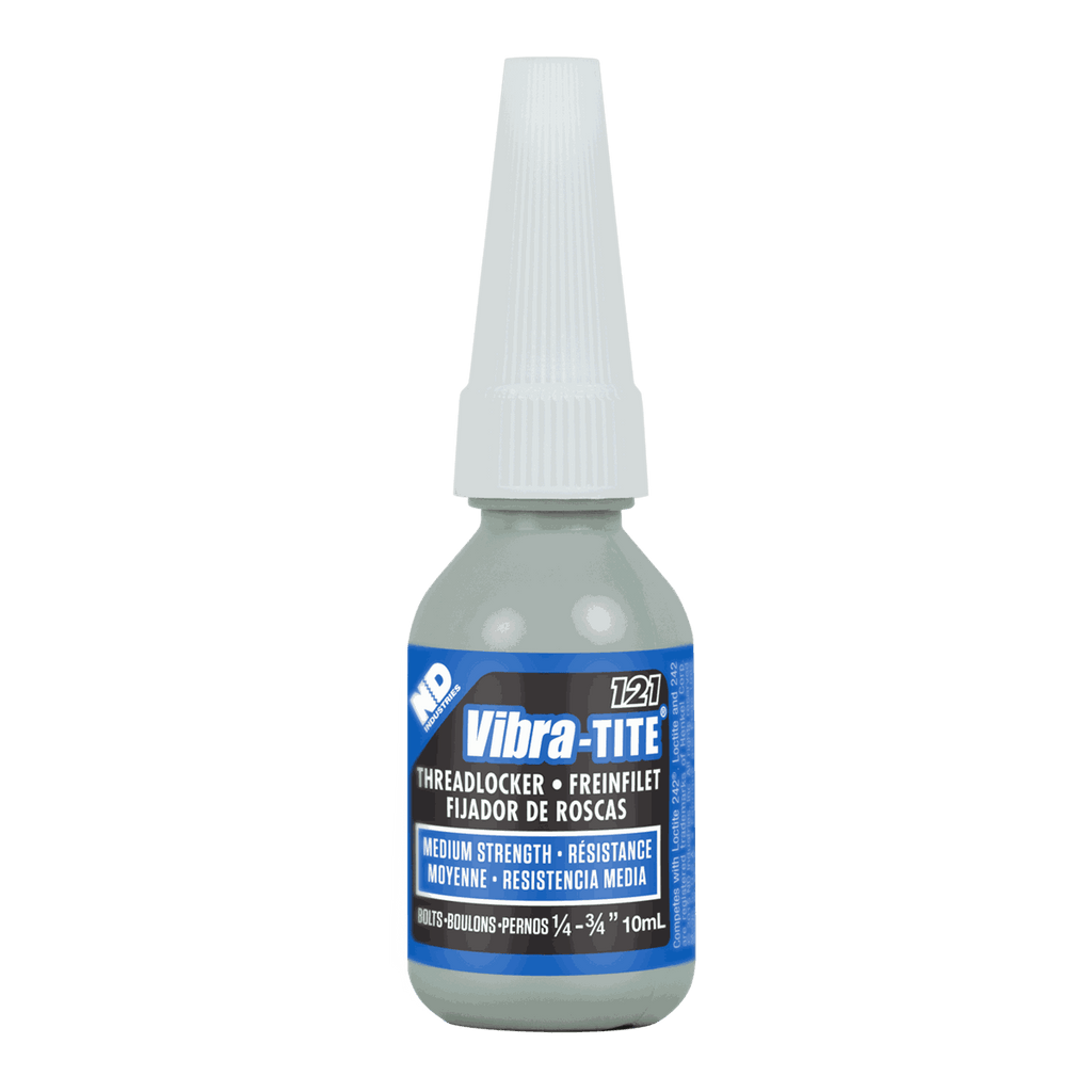 12110 12110 - Vibra-Tite 121 Medium Strength Threadlocker - Blue - 10mL