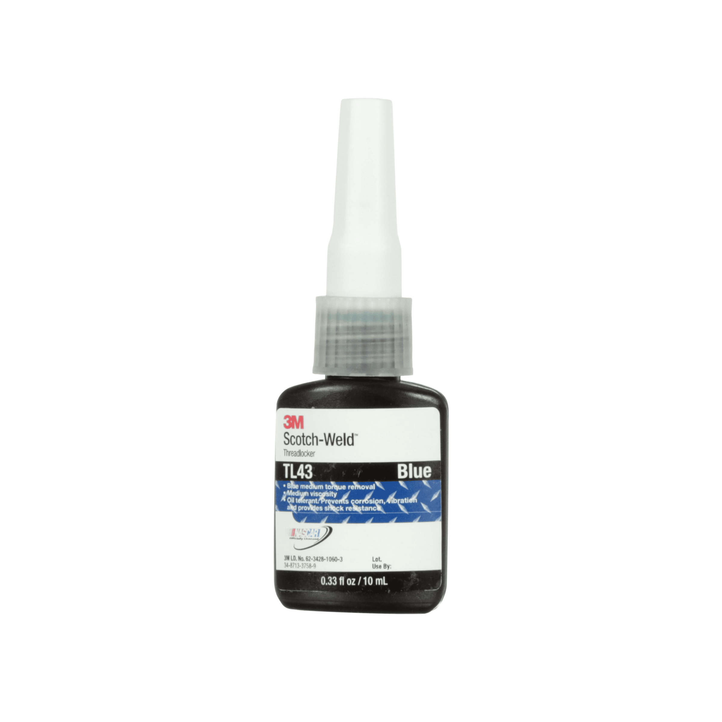 3M™ Scotch-Weld™ Threadlocker TL43, Blue, 10 mL Bottle, 10/case