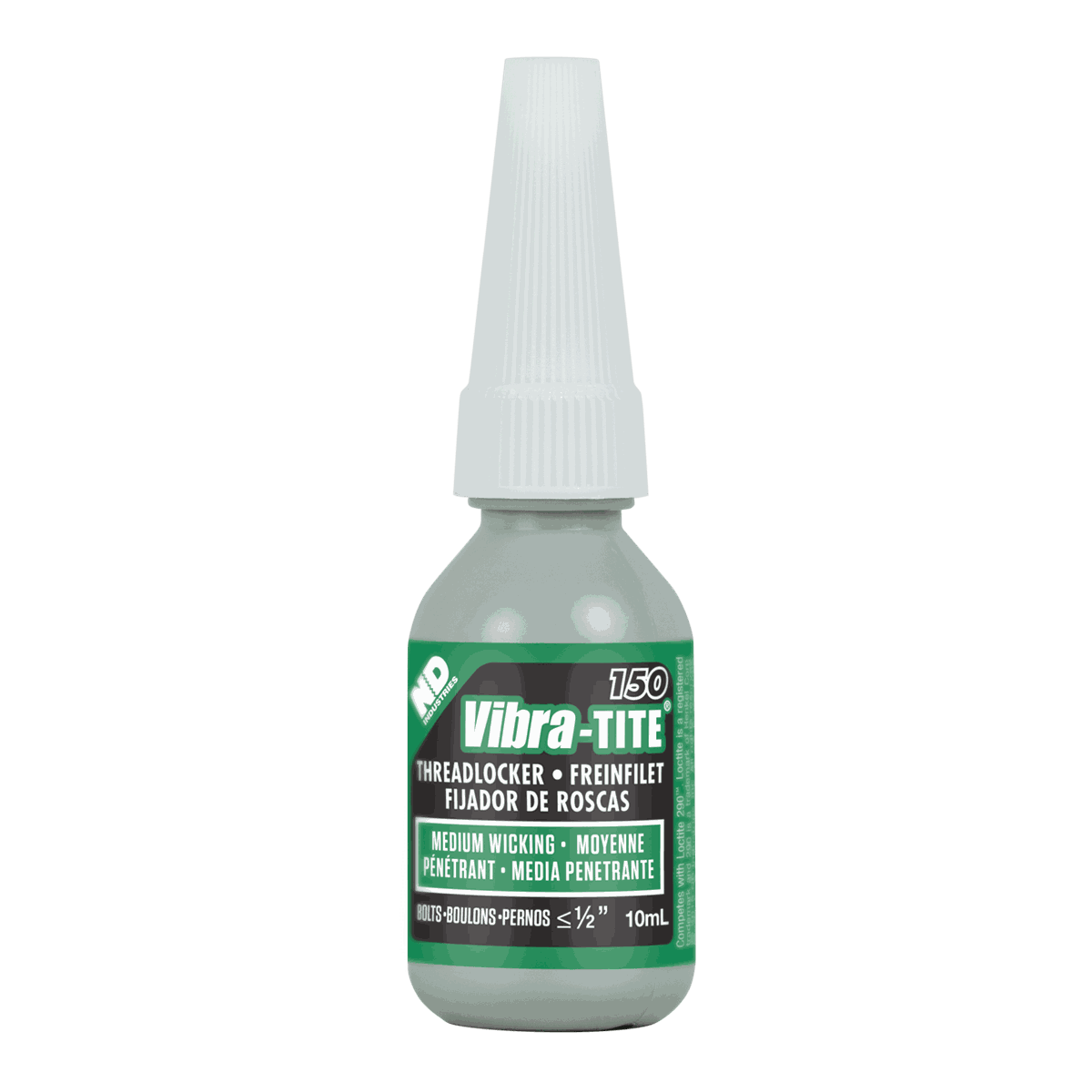 15010 - Vibra-Tite 150 Medium Strength – Wicking Grade Threadlocker - Green - 10mL