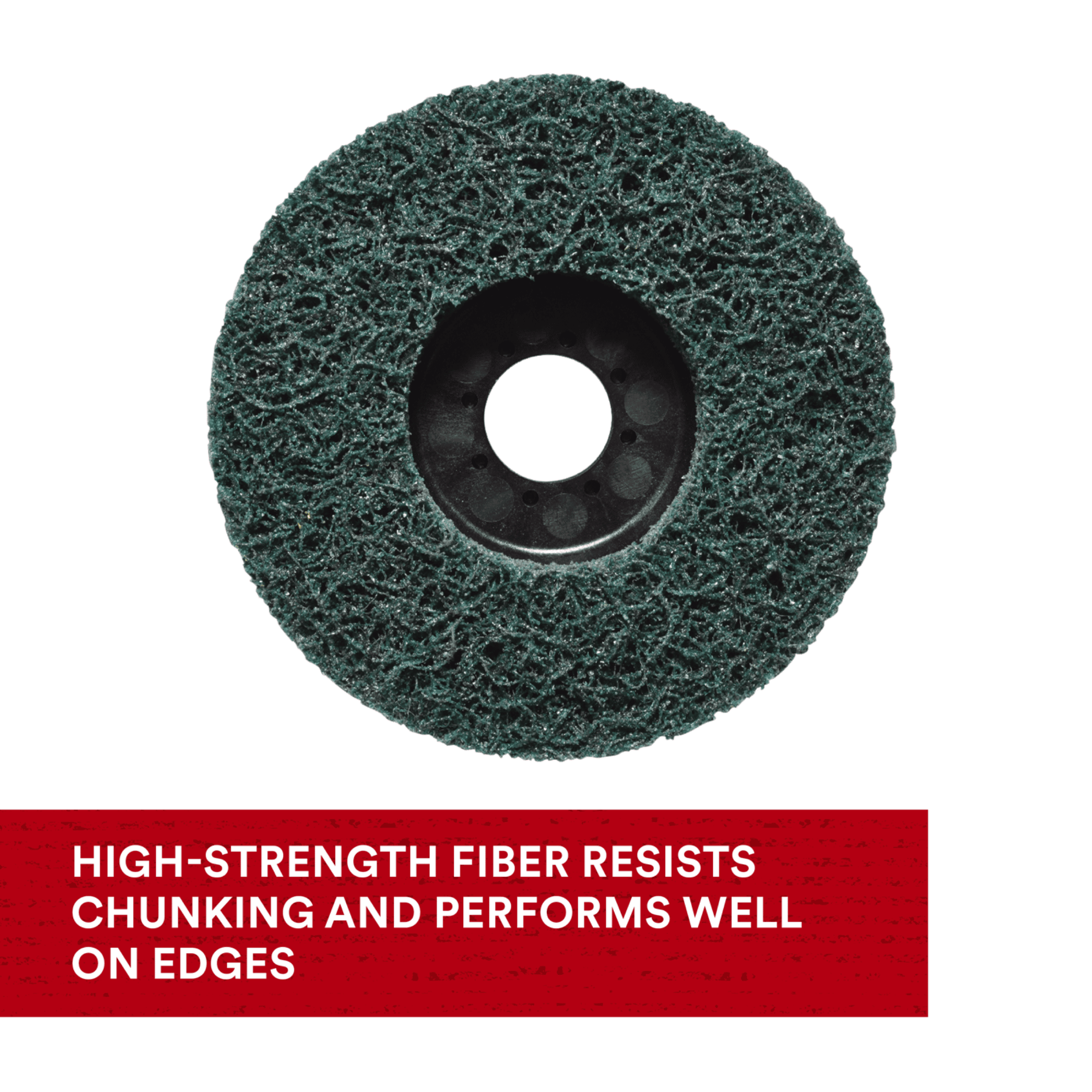 Scotch-Brite™ Clean and Strip XT Pro Extra Cut Disc, XC-DC, A/O Extra Coarse, Green, 4-1/2 in x 7/8 in, Type 27, 10 ea/Case