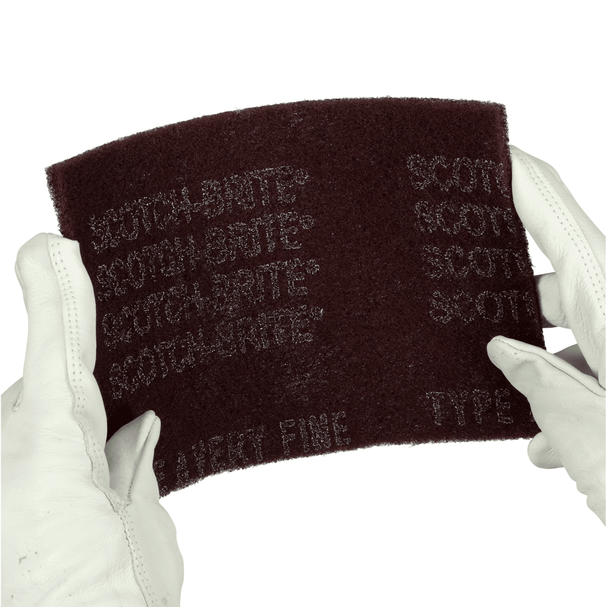 Scotch-Brite™ Hand Pad 7447, HP-HP, A/O Very Fine, Maroon, 6 in x 9 in, 20/Carton, 60 ea/Case