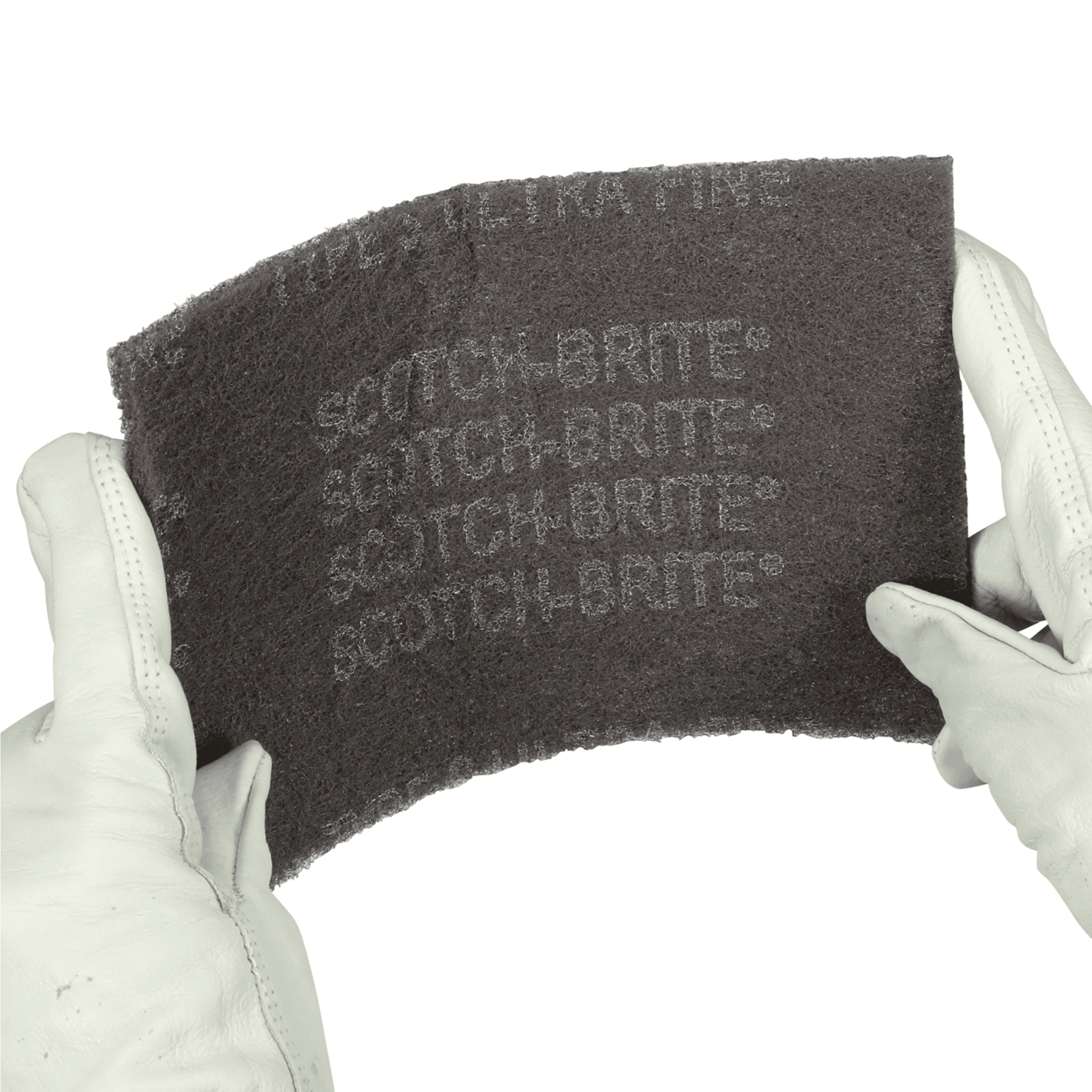 Scotch-Brite™ Hand Pad 7448, HP-HP, SiC Ultra Fine, Gray, 6 in x 9 in, 20/Carton, 60 ea/Case