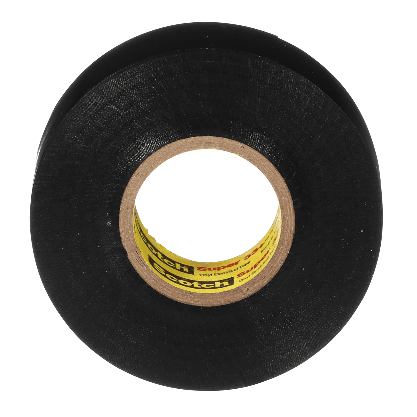Scotch® Super 33+ Vinyl Electrical Tape, 3/4 in x 44 ft, Black, 10 rolls/carton, 100 rolls/Case