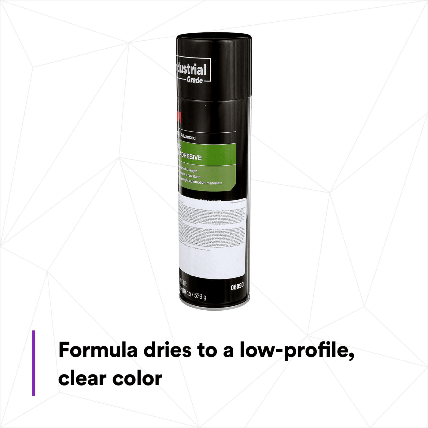 3M™ Super Trim Adhesive, 08090, 19 oz Nt Wt, 6 per case