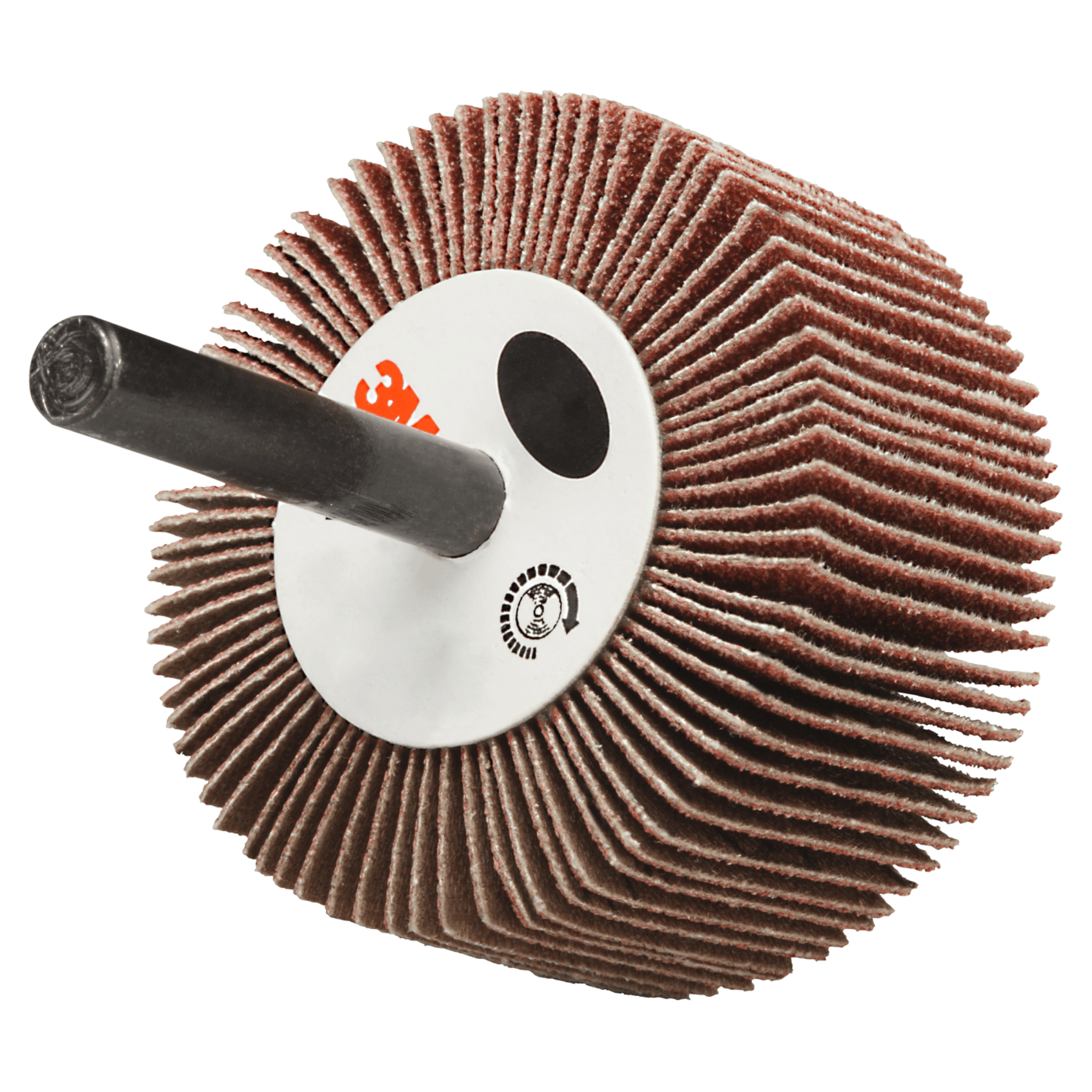 3M™ Flap Wheel 244D, 120 X-weight, Type 83, 2 in x 1 in x 1/4 in, 10 ea/Case