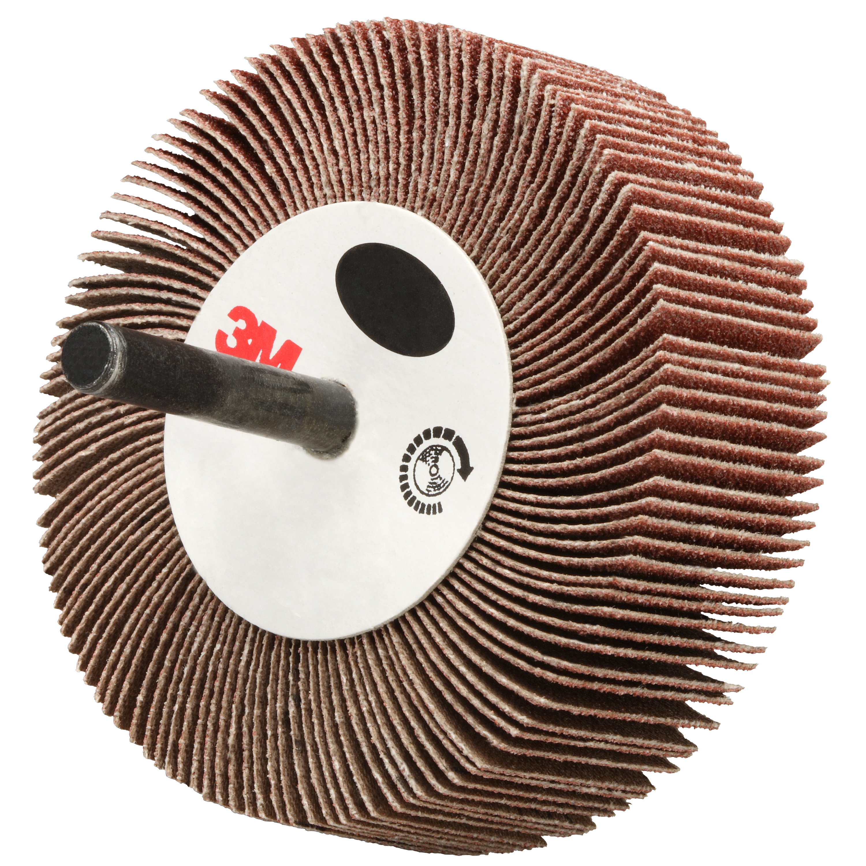 3M™ Flap Wheel 244D, 80 X-weight, Type 83, 3 in x 1 in x 1/4 in, 10 ea/Case