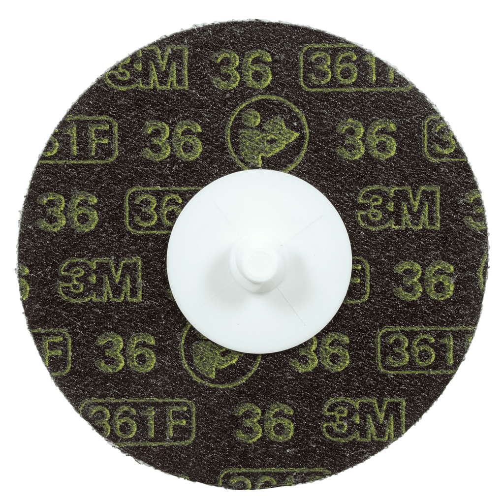 22393 - 3M™ Roloc™ Disc 361F, 36 YF-weight, TR, 3 in, Die R300V, 50/Ca