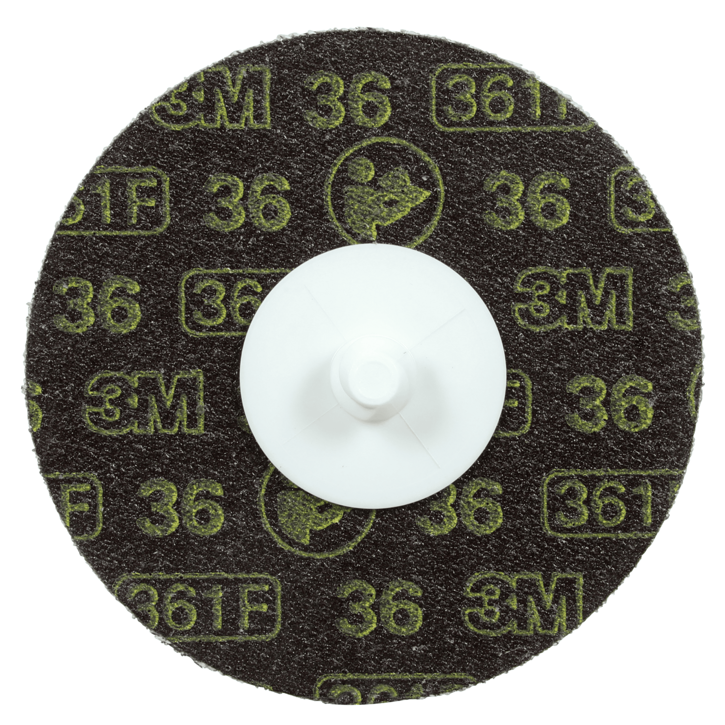 3M™ Roloc™ Disc 361F, 36 YF-weight, TR, 3 in, Die R300V, 50/Carton, 200 ea/Case