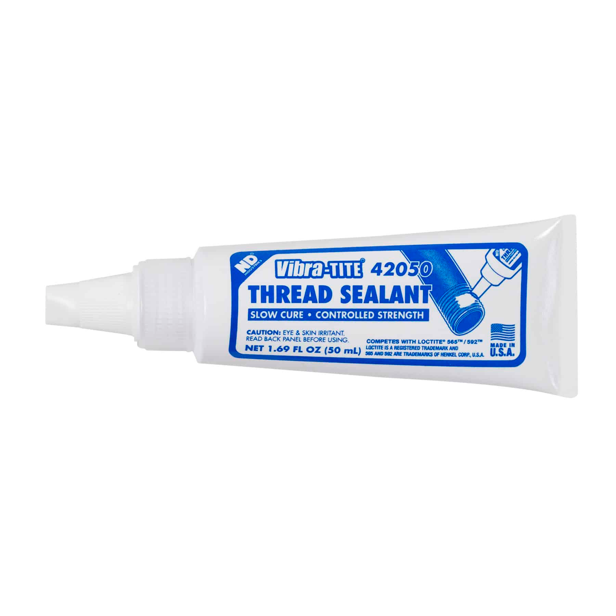 42050 - Vibra-Tite 420 Controlled Strength Thread Sealant - White - 50mL