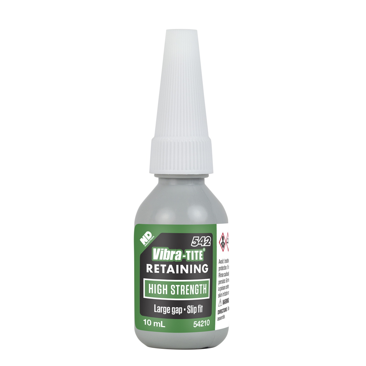 54210 - Vibra-Tite 542 High Strength – Large Gap Retaining Compound - Green - 10mL