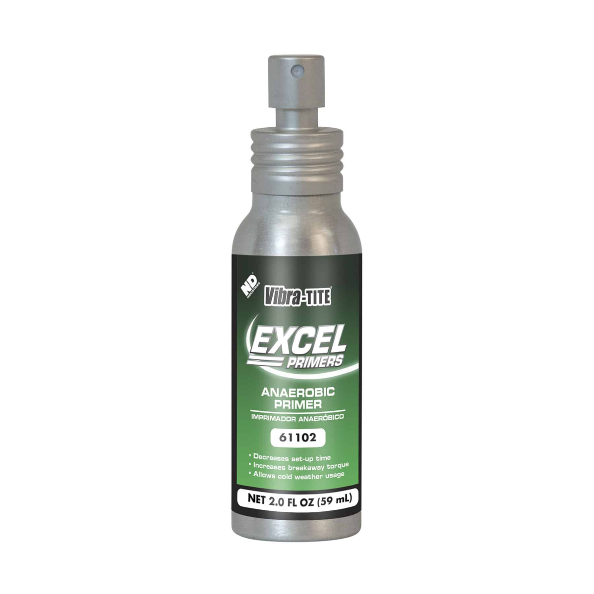 61102-  Vibra-Tite 611 Excel Primer N - Green - 2oz