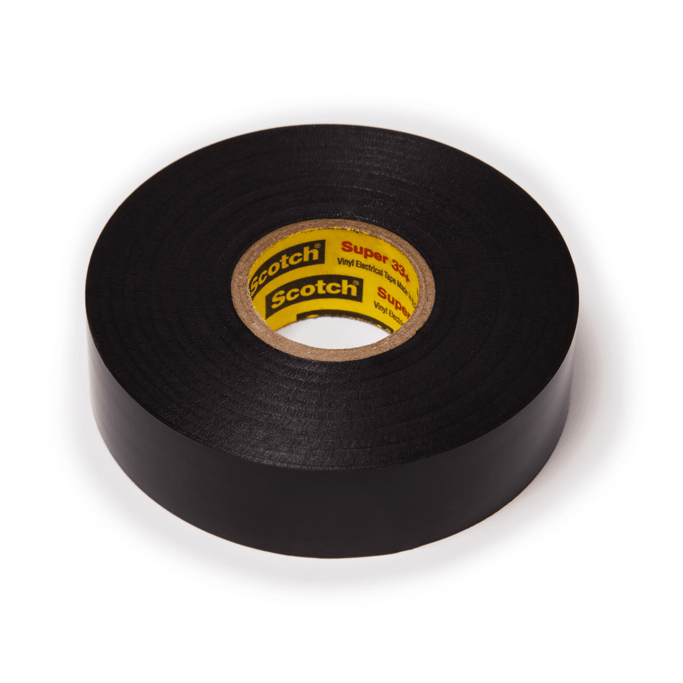 Scotch® Super 33+ Vinyl Electrical Tape, 3/4 in x 44 ft, Black, 10 rolls/carton, 100 rolls/Case
