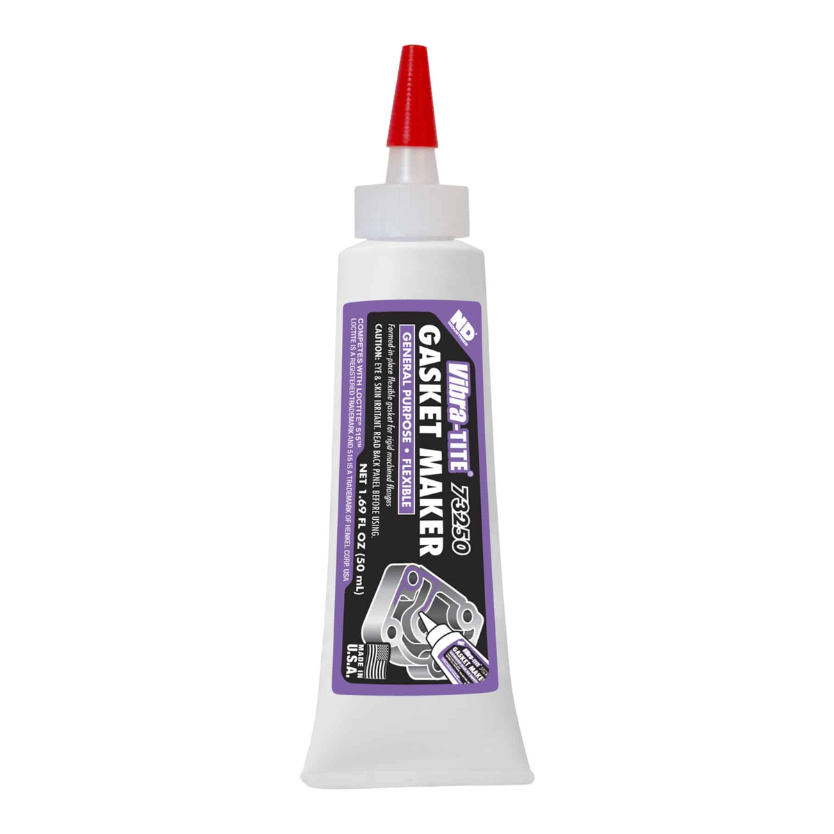 73250 - Vibra-Tite 732 Flexible Gasket Maker - Purple - 50mL