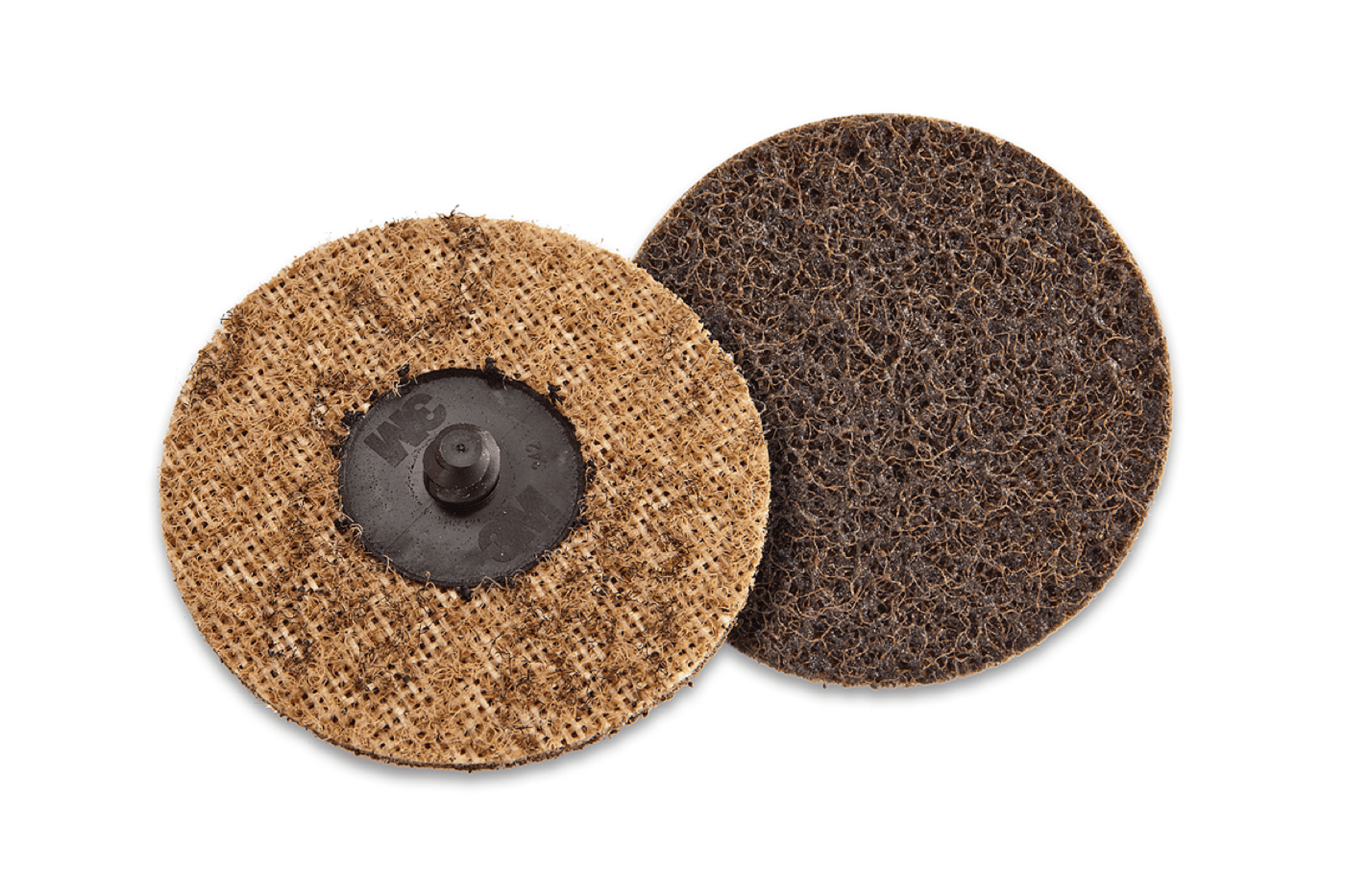 Scotch-Brite™ Roloc™ Surface Conditioning Disc, 07485, SC-DR, A/O Coarse, TR, 3 in, with Scrim, 25/Carton, 100 ea/Case