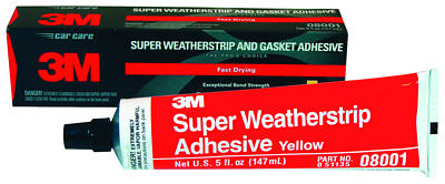 08001-3M Super Weatherstrip & Gasket Adhesive-yellow