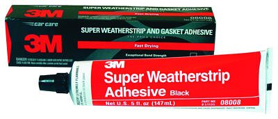 08008-3M Super Weatherstrip & Gasket Adhesive-black - Click Image to Close