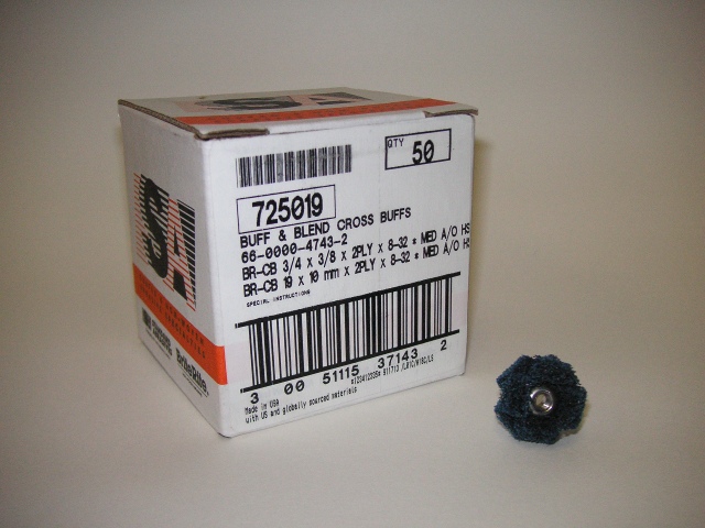(image for) 37143-Standard Abrasives Part # 725019 HS Medium-Blue