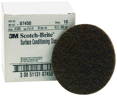 (image for) 07450 Coarse-Brown 4" Surface Cond. Disc.